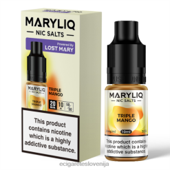 4ZZDX459 - elektronska cigareta terra trojni mango LOST MARY MARYLIQ soli - 10 ml - 20 mg