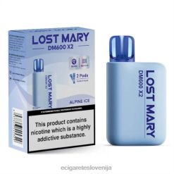 4ZZDX464 - elektronska cigareta mimovrste alpski led LOST MARY DM600 X2