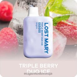 4ZZDX504 - elektronska cigareta mimovrste trojni jagodni duo led LOST MARY OS5000 0 mg/ml
