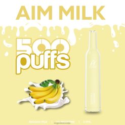Aivono AIM MILK 500 bananino mleko 8N08F275 - Elektronska Cigareta Za Enkratno Uporabo