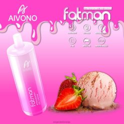 Aivono FATMAN 6800 jagodni sladoled 8N08F21 - Elektronska Cigareta Iqos Cena