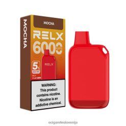 RELX Crush Pocket 6000 5 % visoko nic moka JTB0P425 - Elektronska Cigareta Za Enkratno Uporabo