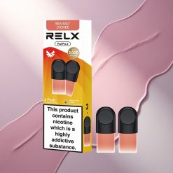 Relx Pod Pro 2 Vape Device Morska sol Liči 18mg/ml nikotina, 1,9ml, 3 načini napetosti