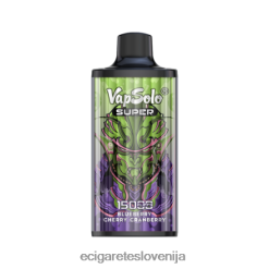 Vapsolo SUPER vape za enkratno uporabo borovnica češnja brusnica X046DN110 - Elektronska Cigareta Brez Nikotina