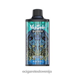 Vapsolo SUPER vape za enkratno uporabo modra razz X046DN108 - Elektronska Cigareta Nakup